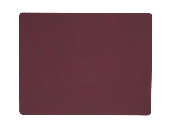 Tischset Platzset Square rechteckig L (35x45cm) Nupo Leder - LindDNA