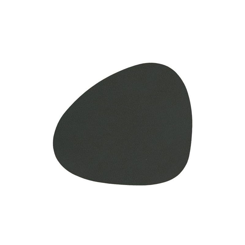 Glasuntersetzer Curve (11x13cm) Nupo Leder - LindDNA