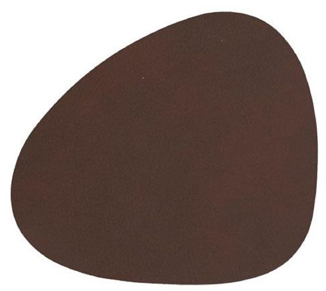 Glasuntersetzer Curve (11x13cm) Nupo Leder - LindDNA