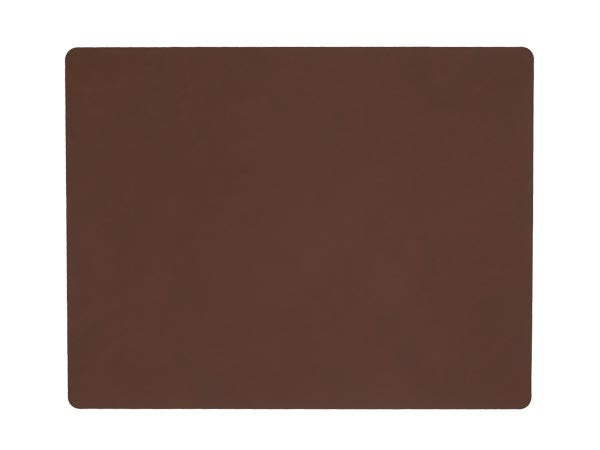 Tischset Platzset Square rechteckig L (35x45cm) Nupo Leder - LindDNA