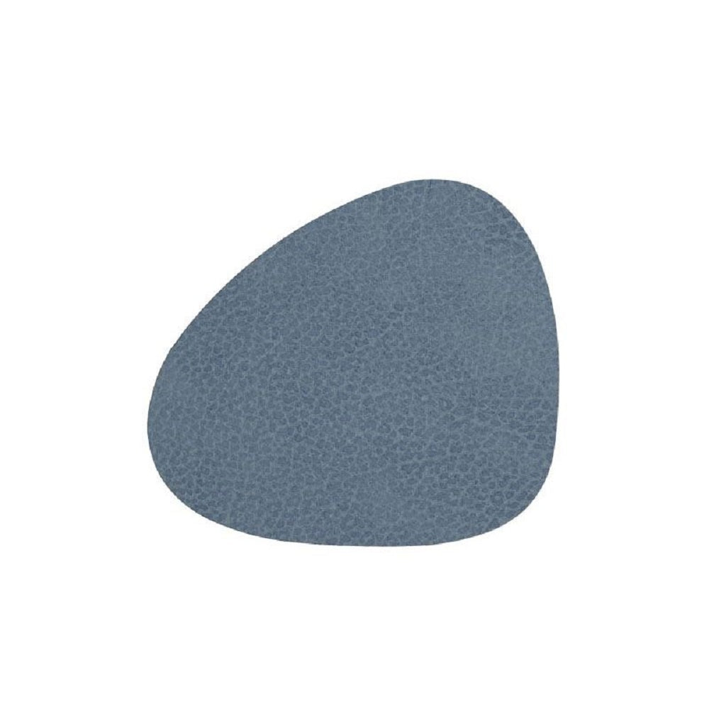 Glasuntersetzer Curve Leder Hippo (11x13cm) - LindDNA