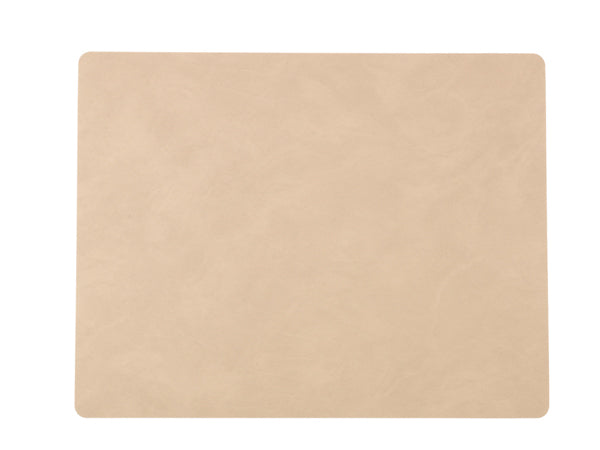 Tischset Platzset Square rechteckig L (35x45cm) Nupo Leder - LindDNA