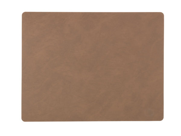 Tischset Platzset Square rechteckig L (35x45cm) Nupo Leder - LindDNA
