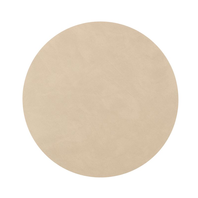 Tischset Rund Platzset Leder Nupo M (30cm) in verschiedenen Farben - LindDNA