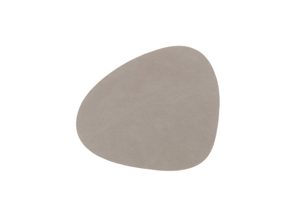 Glasuntersetzer Curve (11x13cm) Nupo Leder - LindDNA