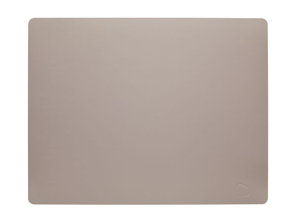Tischset Platzset Square rechteckig L (35x45cm) Softbuck Leder - LindDNA