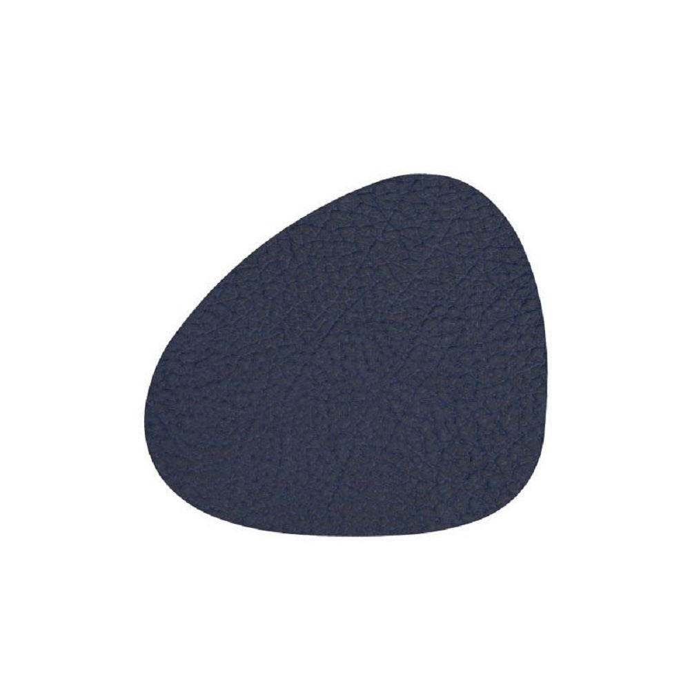 Glasuntersetzer Curve Leder Hippo (11x13cm) - LindDNA