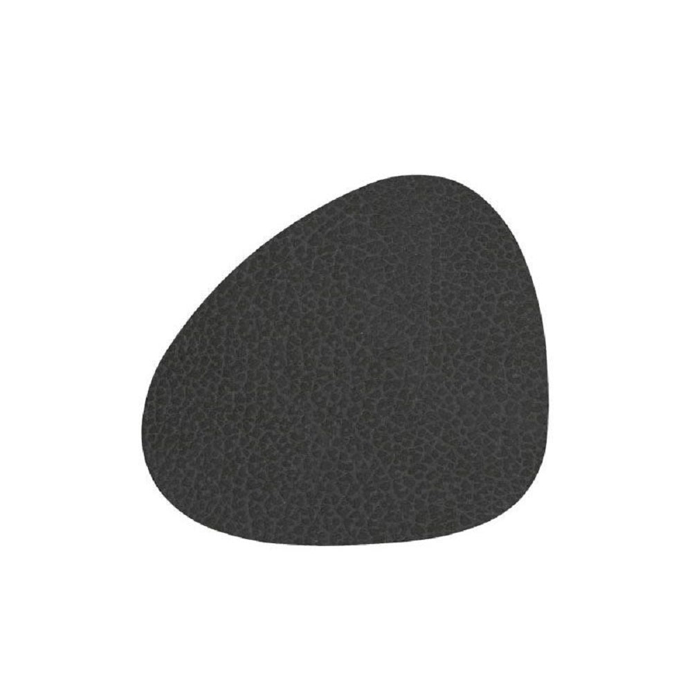 Glasuntersetzer Curve Leder Hippo (11x13cm) - LindDNA