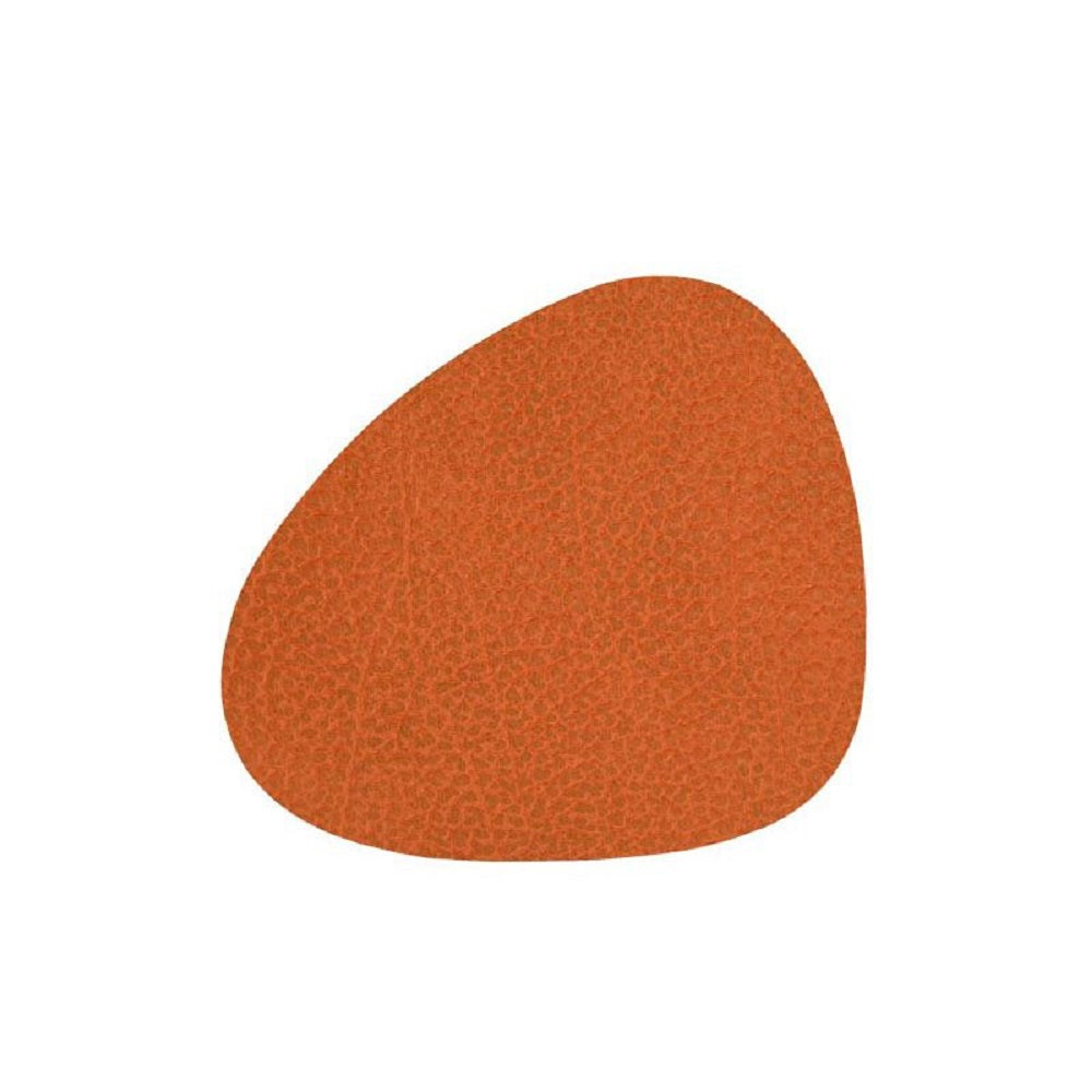 Glasuntersetzer Curve Leder Hippo (11x13cm) - LindDNA