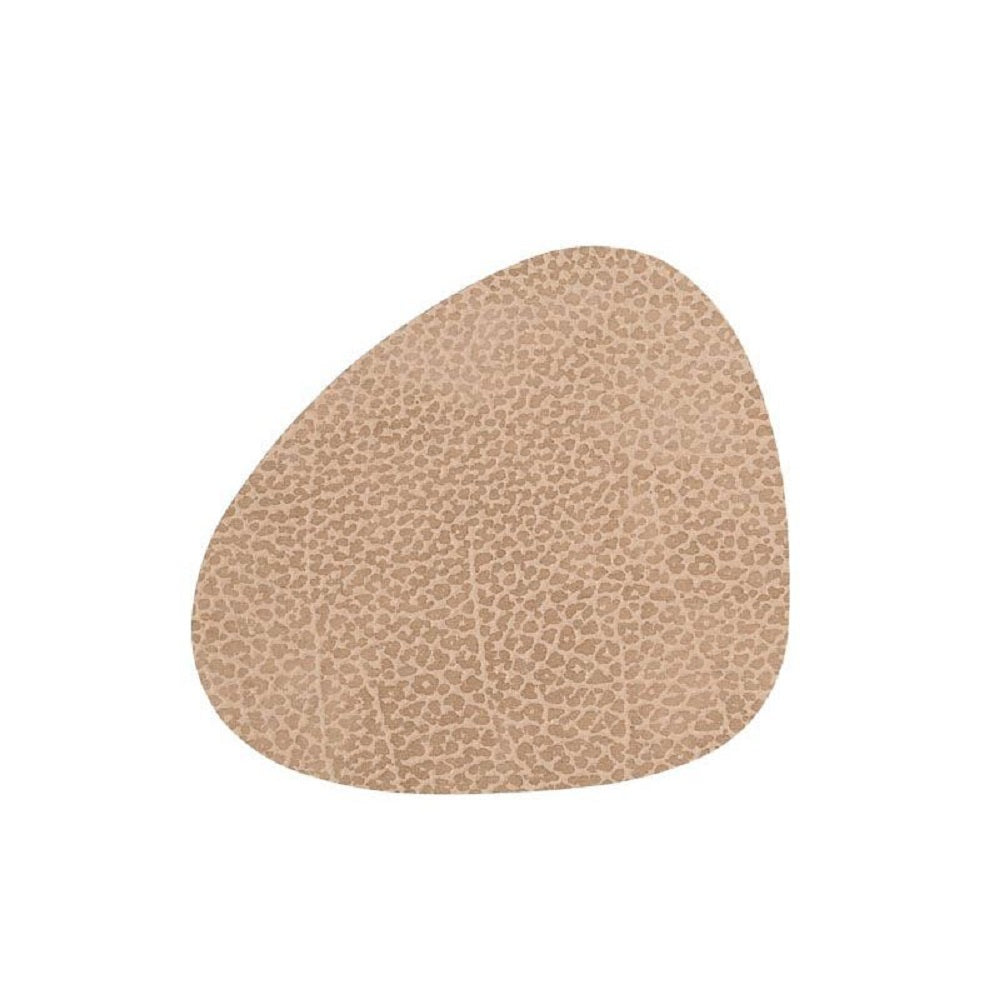 Glasuntersetzer Curve Leder Hippo (11x13cm) - LindDNA