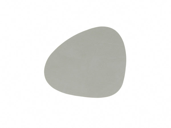 Glasuntersetzer Curve Leder Softbuck (11x13cm) - LindDNA