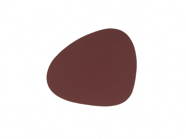 Glasuntersetzer Curve (11x13cm) Nupo Leder - LindDNA