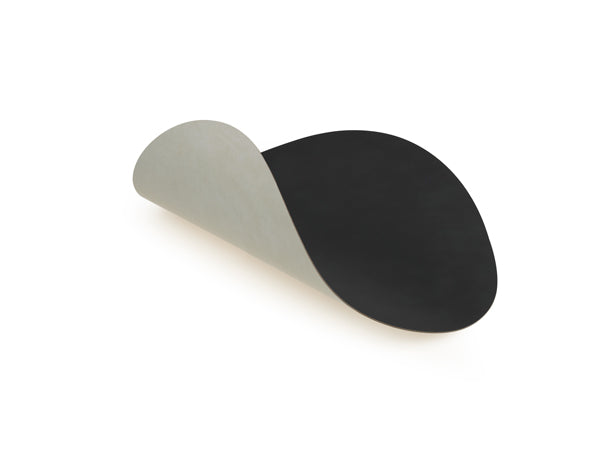 Tischset Platzset beidseitig DOUBLE CURVE L (37x44cm) Leder - LindDNA