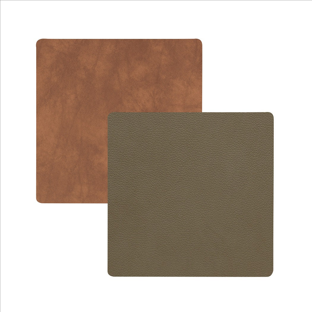 Glasuntersetzer doppelseitig Quadratisch (10x10cm) - LindDNA