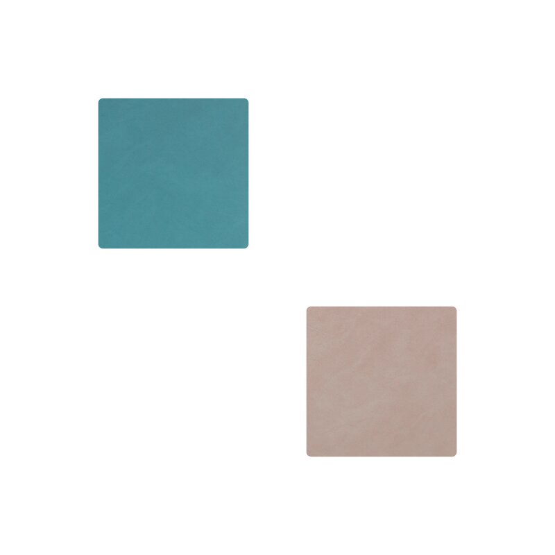 Glasuntersetzer doppelseitig Quadratisch (10x10cm) - LindDNA