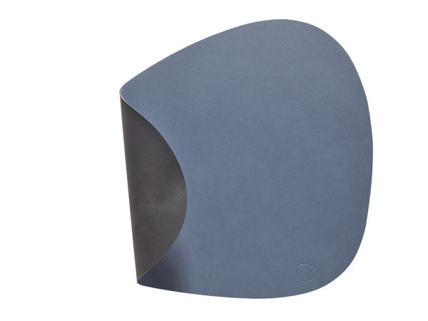 Tischset Platzset beidseitig DOUBLE CURVE L (37x44cm) Leder - LindDNA