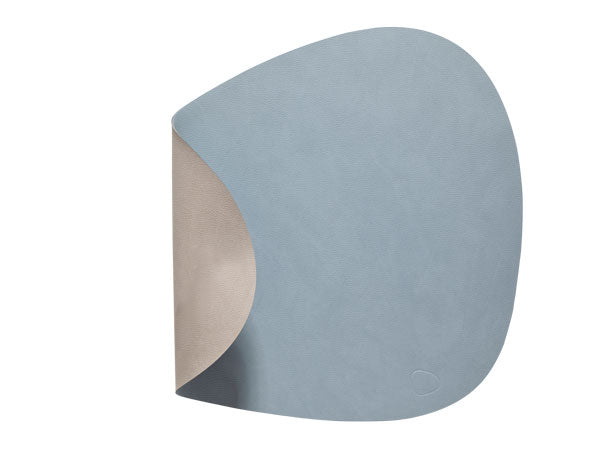 Tischset Platzset beidseitig DOUBLE CURVE L (37x44cm) Leder - LindDNA