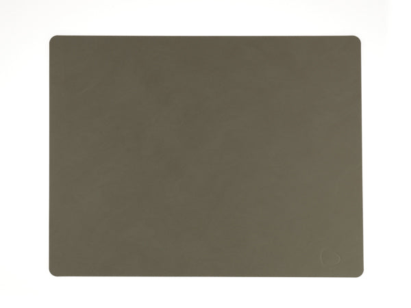 Tischset Platzset Square rechteckig L (35x45cm) Nupo Leder - LindDNA