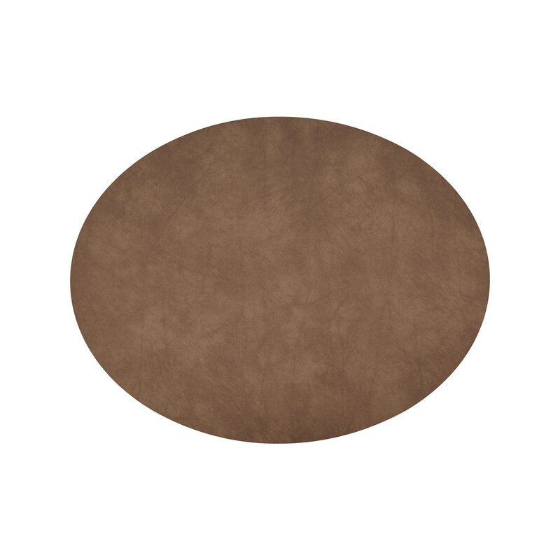 Tischset Platzset Oval L (35x46cm) Nupo Leder 2er Set LindDNA