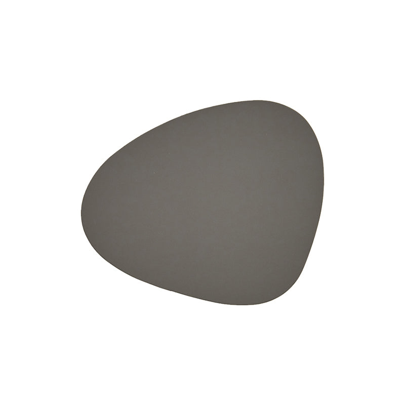 Glasuntersetzer Curve Leder Softbuck (11x13cm) - LindDNA