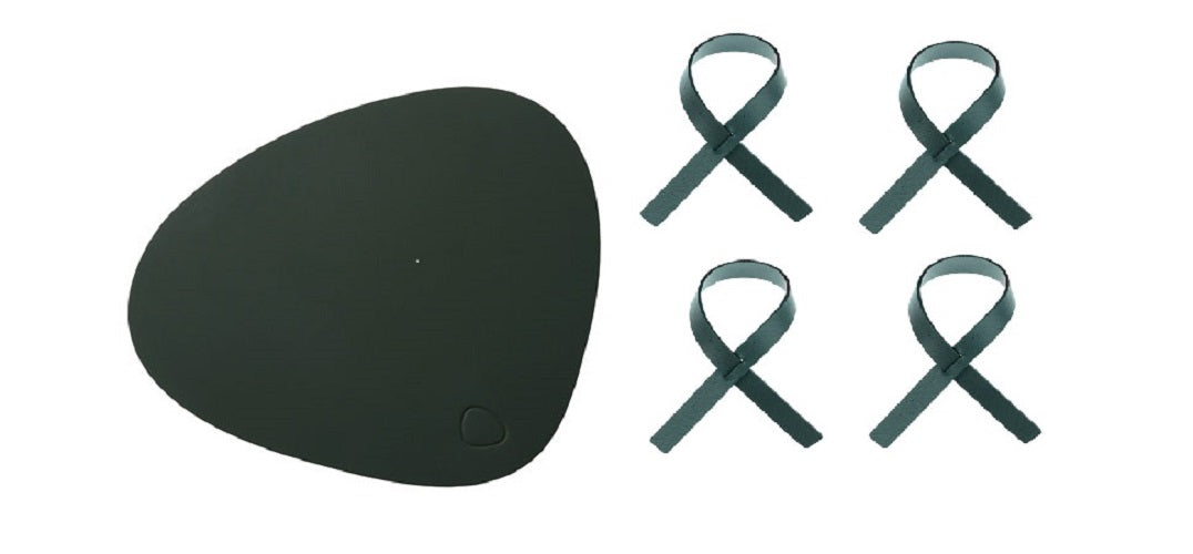Tischset inkl. Serviettenringe 8er Set (4 Tischset + 4 Serviettenringe) - LindDNA