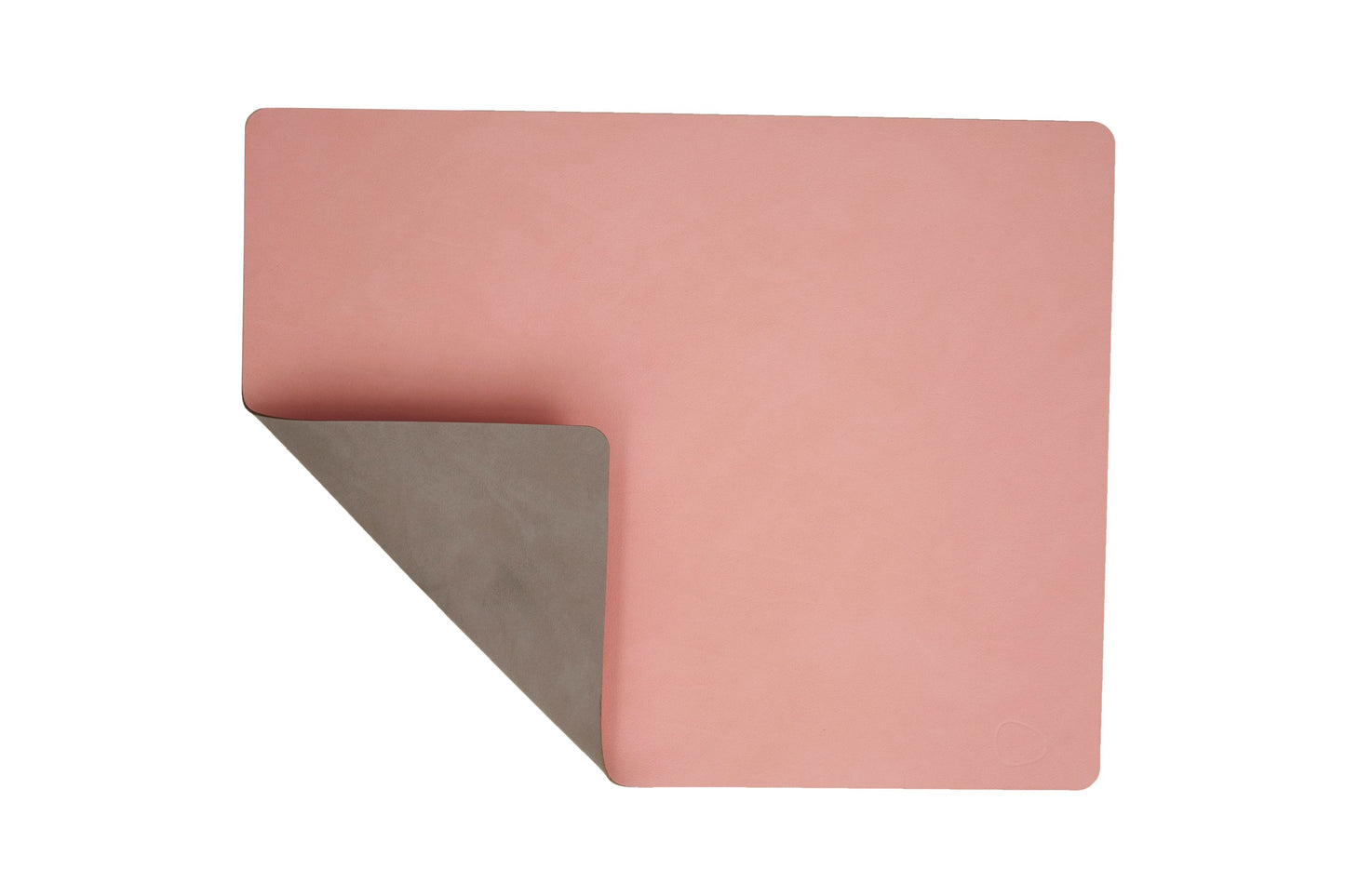 Tischset Platzset rechteckig beidseitig DOUBLE SQUARE L (35x45cm) Leder - LindDNA