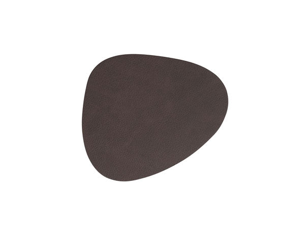 Glasuntersetzer Curve (11x13cm) Nupo Leder - LindDNA