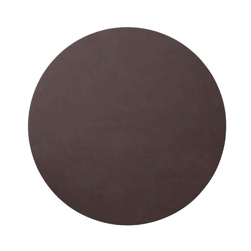 Runde Tischset Platzset Nupo-Leder XL (40cm) - LindDNA