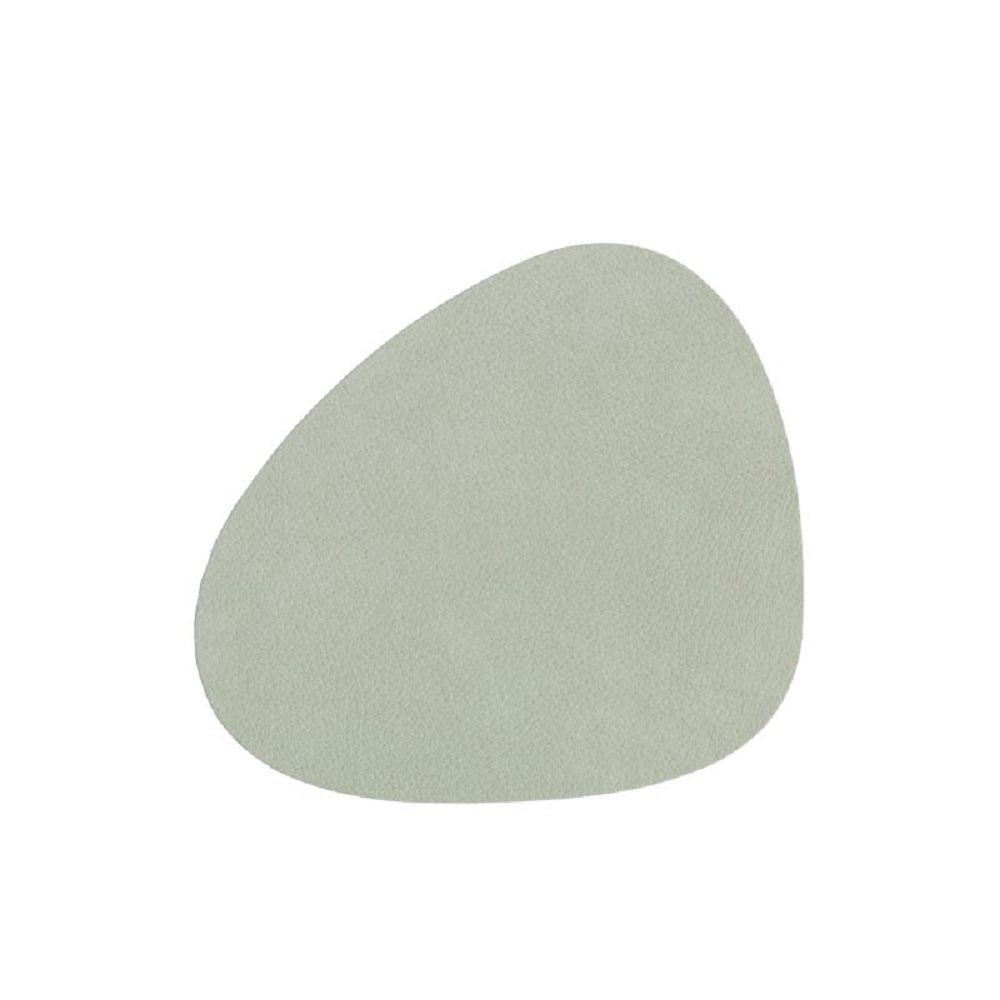 Glasuntersetzer Curve (11x13cm) Nupo Leder - LindDNA