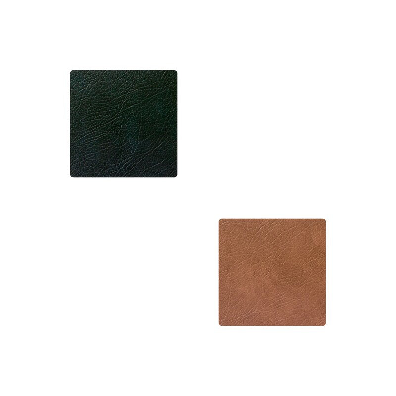 Glasuntersetzer doppelseitig Quadratisch (10x10cm) - LindDNA
