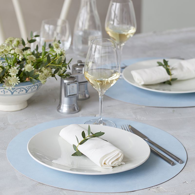 Runde Tischset Platzset Nupo-Leder XL (40cm) - LindDNA
