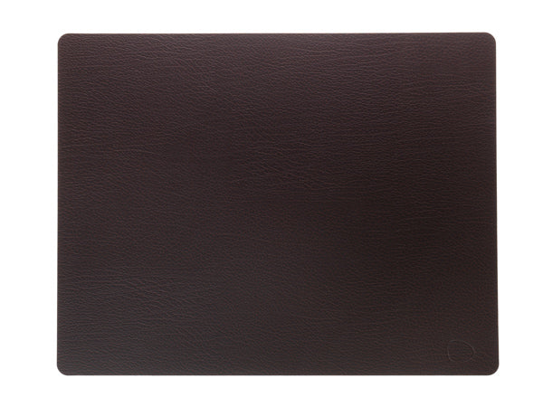 Tischset Platzset Square rechteckig L (35x45cm) Bull Leder - LindDNA