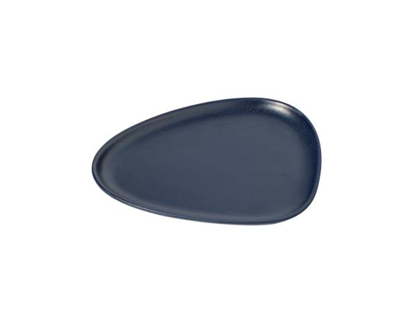 2er Set Frühstücksteller Kuchenteller (22x19x1,5cm) Steinzeug - LindDNA