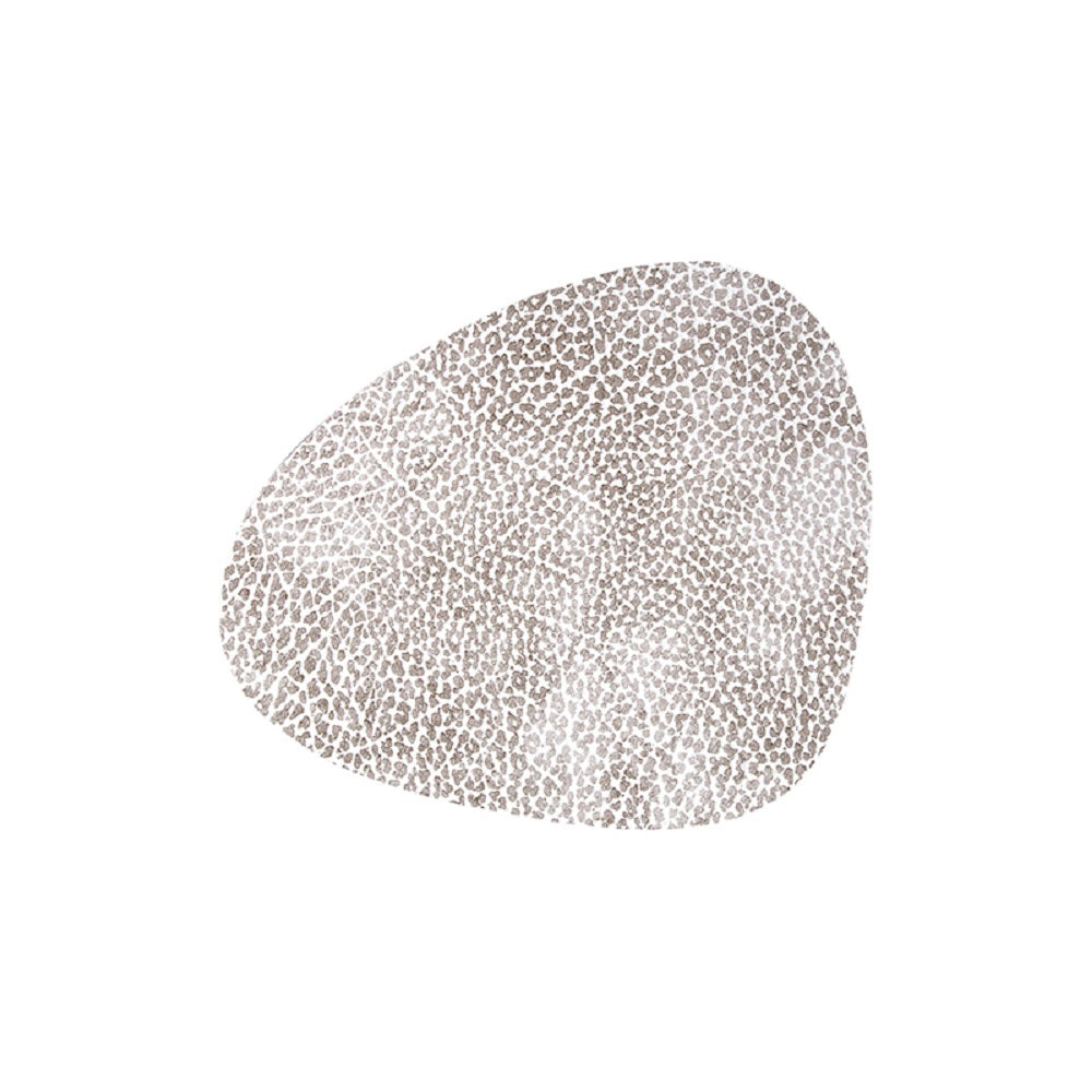 Glasuntersetzer Curve Leder Hippo (11x13cm) - LindDNA