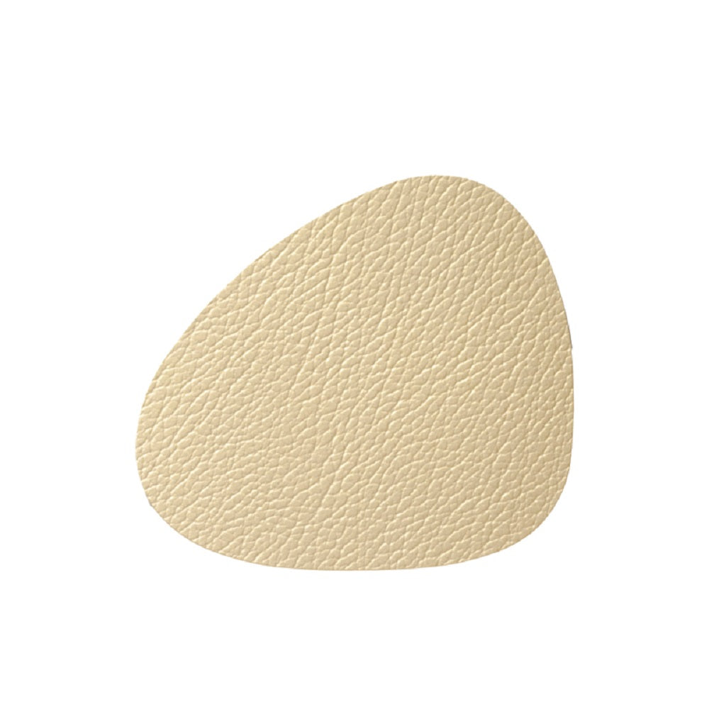 Glasuntersetzer Curve Leder Hippo (11x13cm) - LindDNA