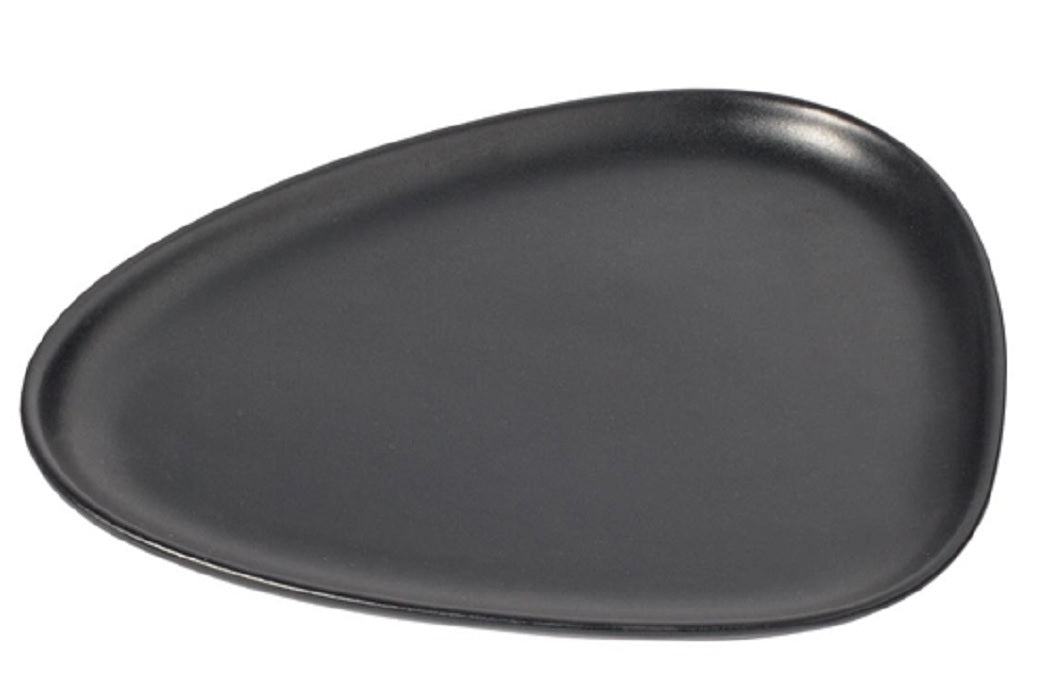 Teller Speiseteller 2er Set (22x19x1,5cm) Steingut - LindDNA