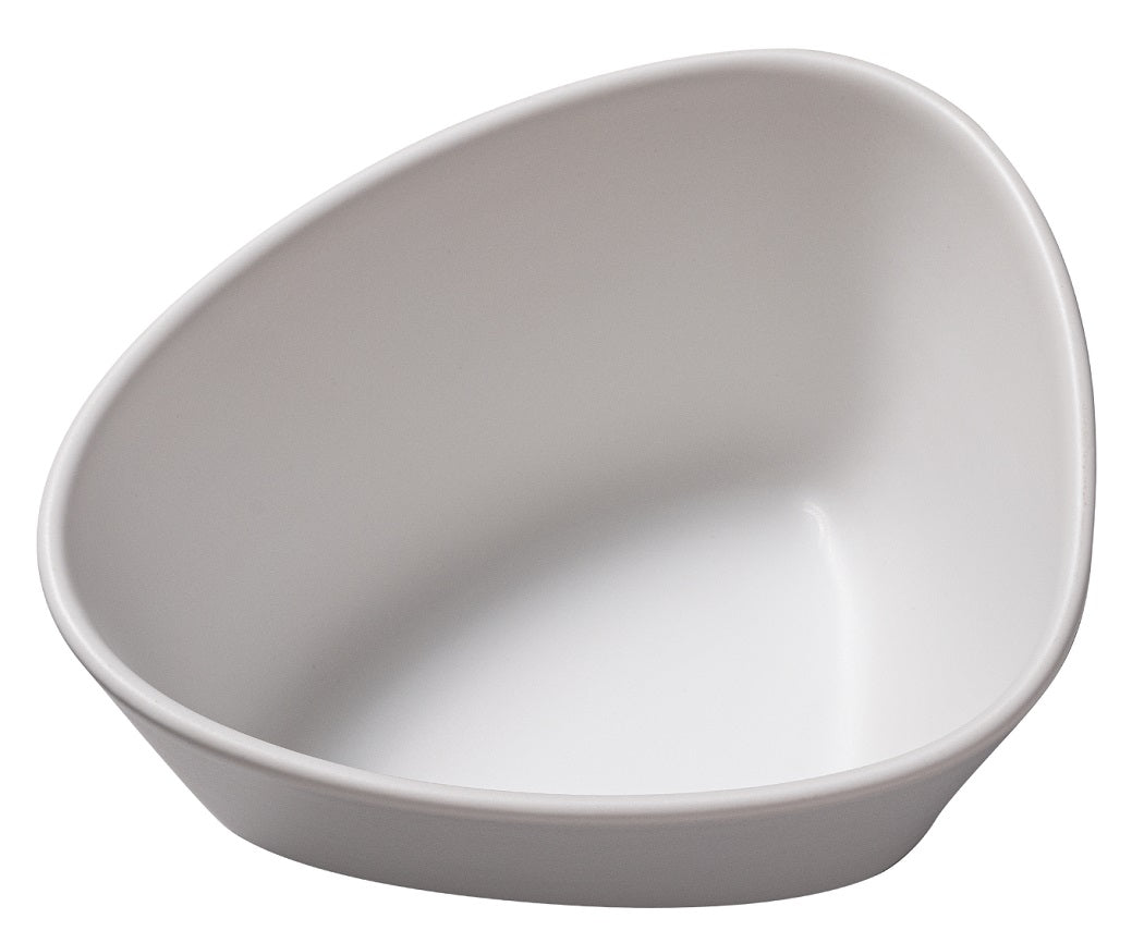 LIND DNA Curve Stoneware Schale warm grey