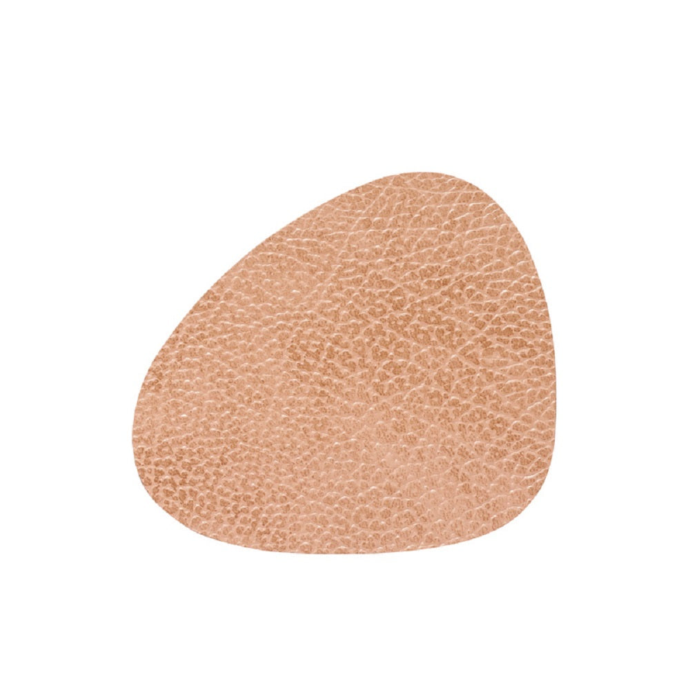 Glasuntersetzer Curve Leder Hippo (11x13cm) - LindDNA