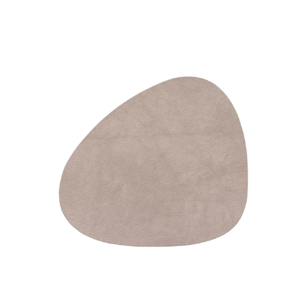 Glasuntersetzer Curve (11x13cm) Nupo Leder - LindDNA