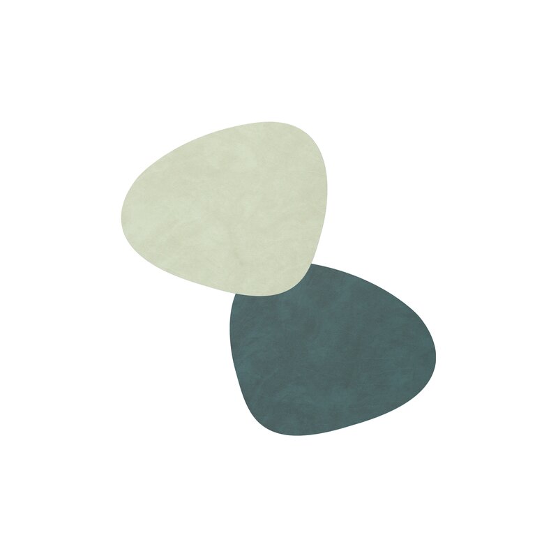 Glasuntersetzer doppelseitig Curve  (11x13cm) - LindDNA