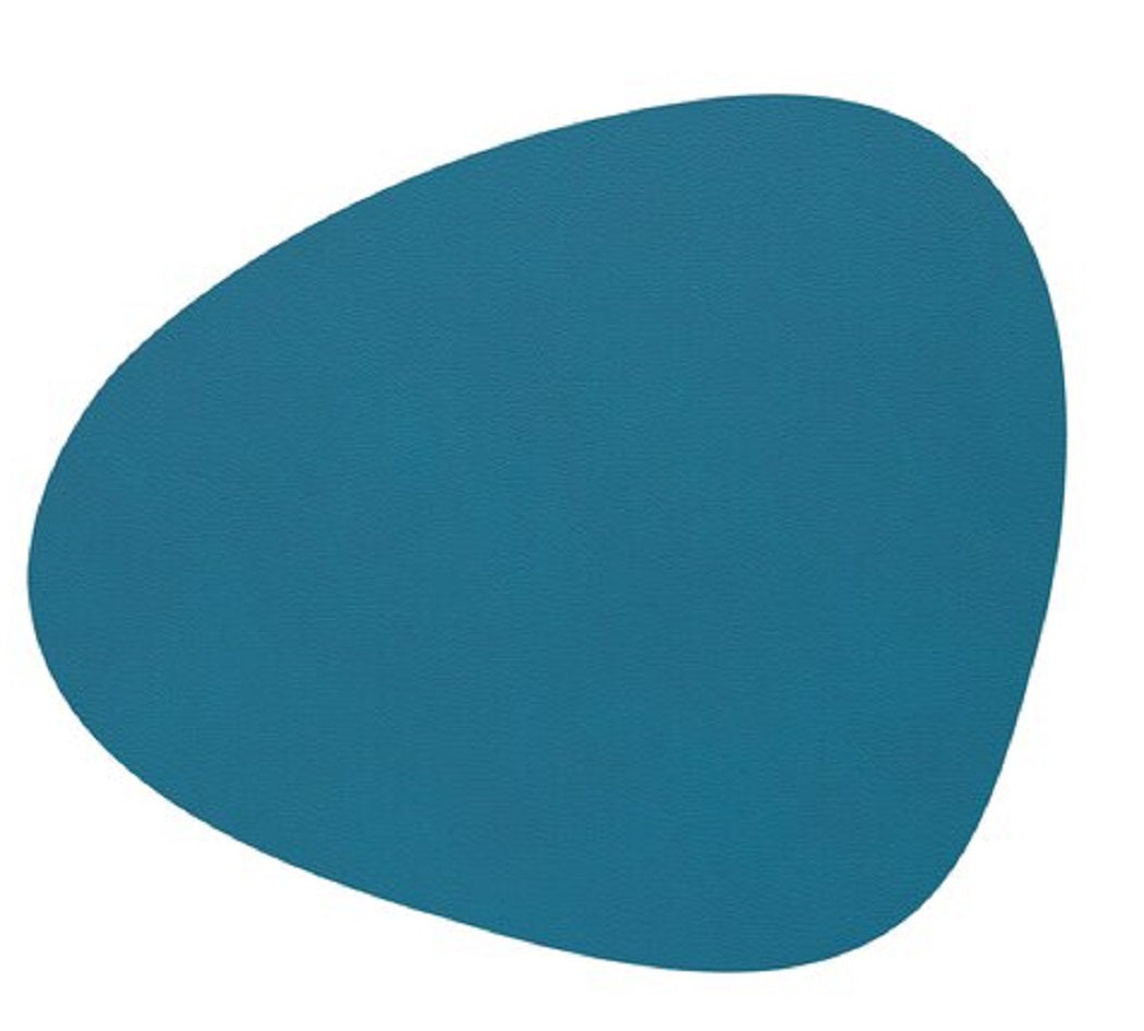 Glasuntersetzer Curve (11x13cm) Nupo Leder - LindDNA