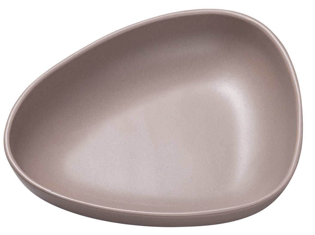 LIND DNA Curve Stoneware Suppenteller warm grey (1 Stück)
