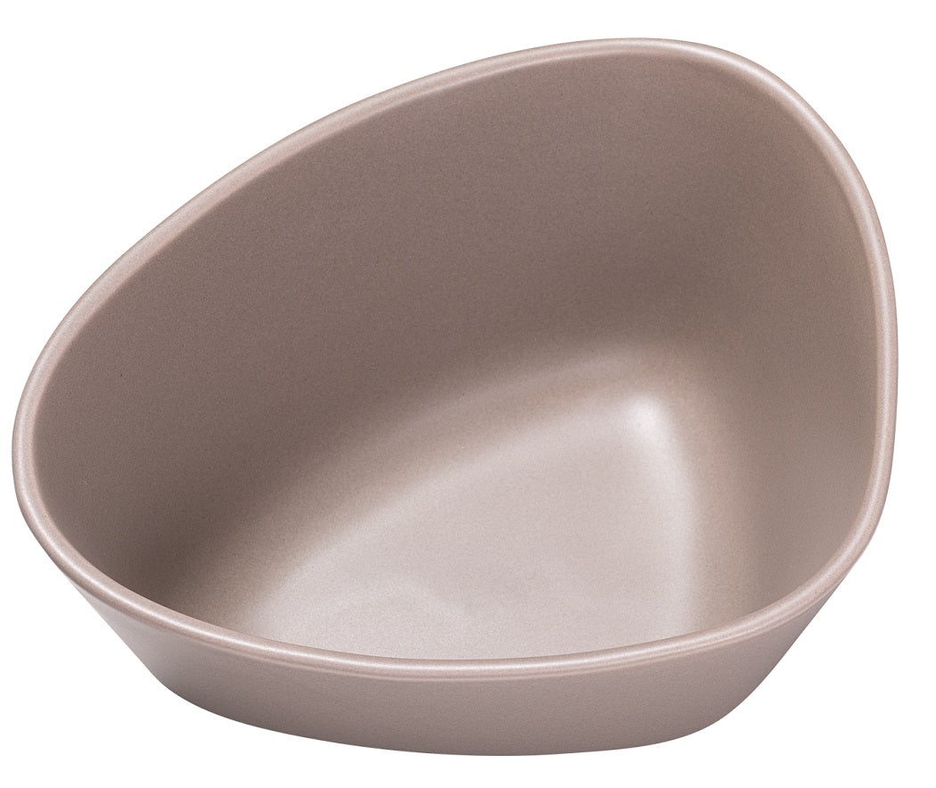 LIND DNA Curve Stoneware Schale warm grey