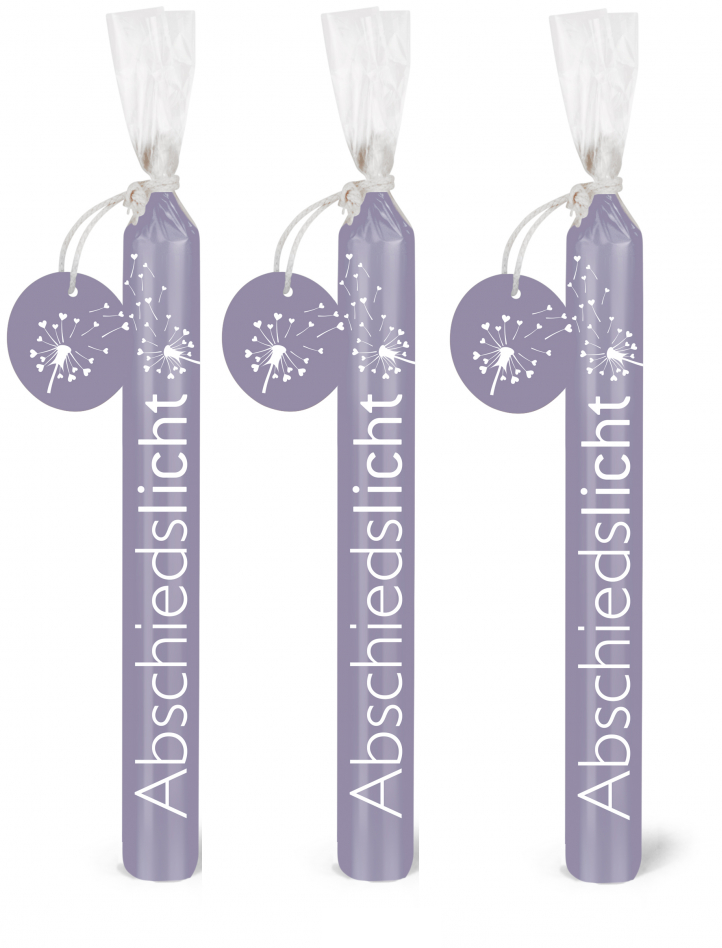 Wünschelicht-Kerzen 3er Set Bulla Design