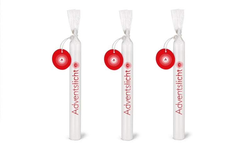 Wünschelicht Kerze "Adventslicht" Kerzenset 3er Set Bulla Design