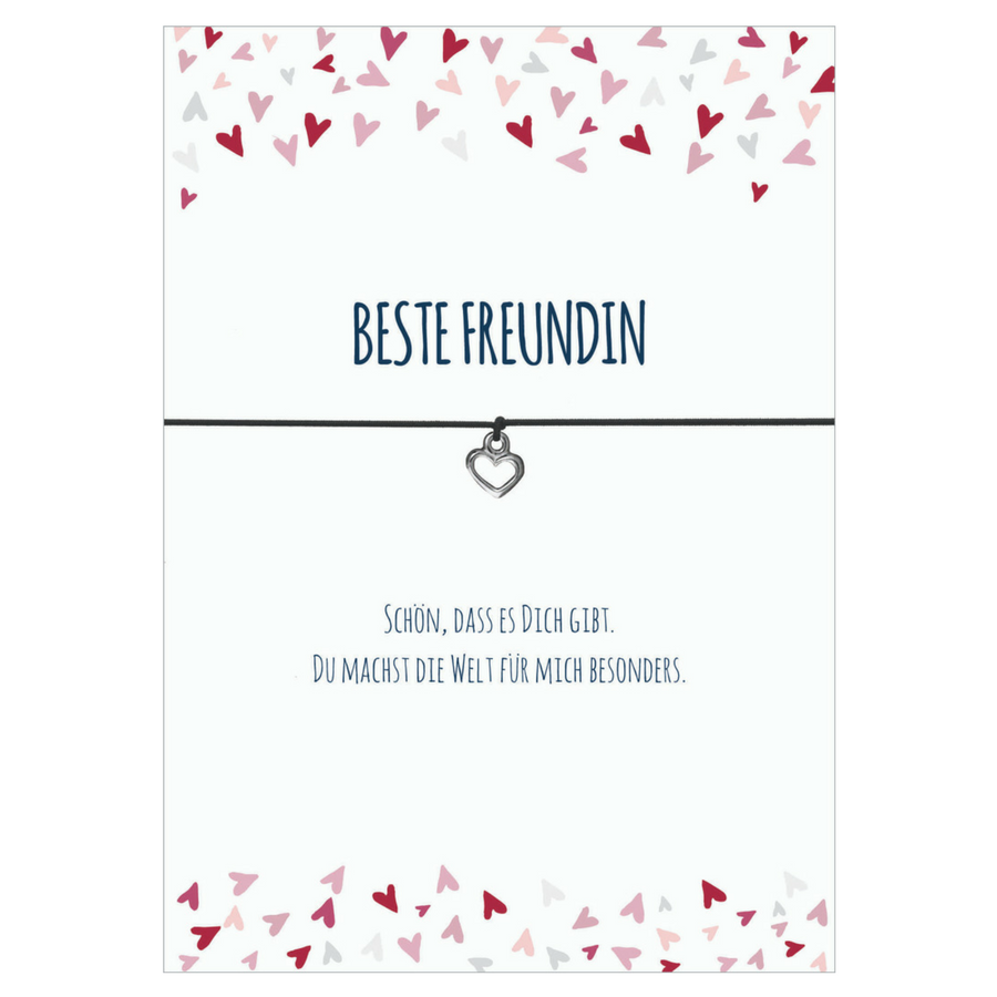 Wunscharmbänder "Beste Freundin" Armband - Glücksschmiedin