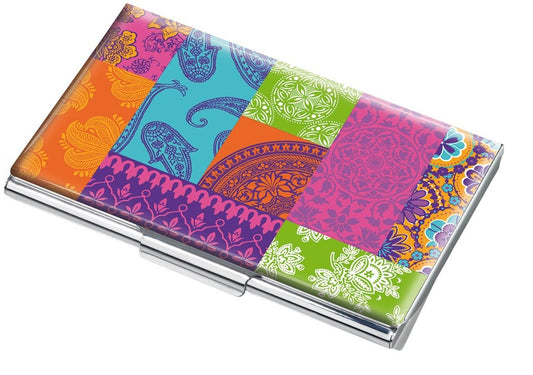 Visitenkartenetui COLOURED PAISLEY TAPE Troika