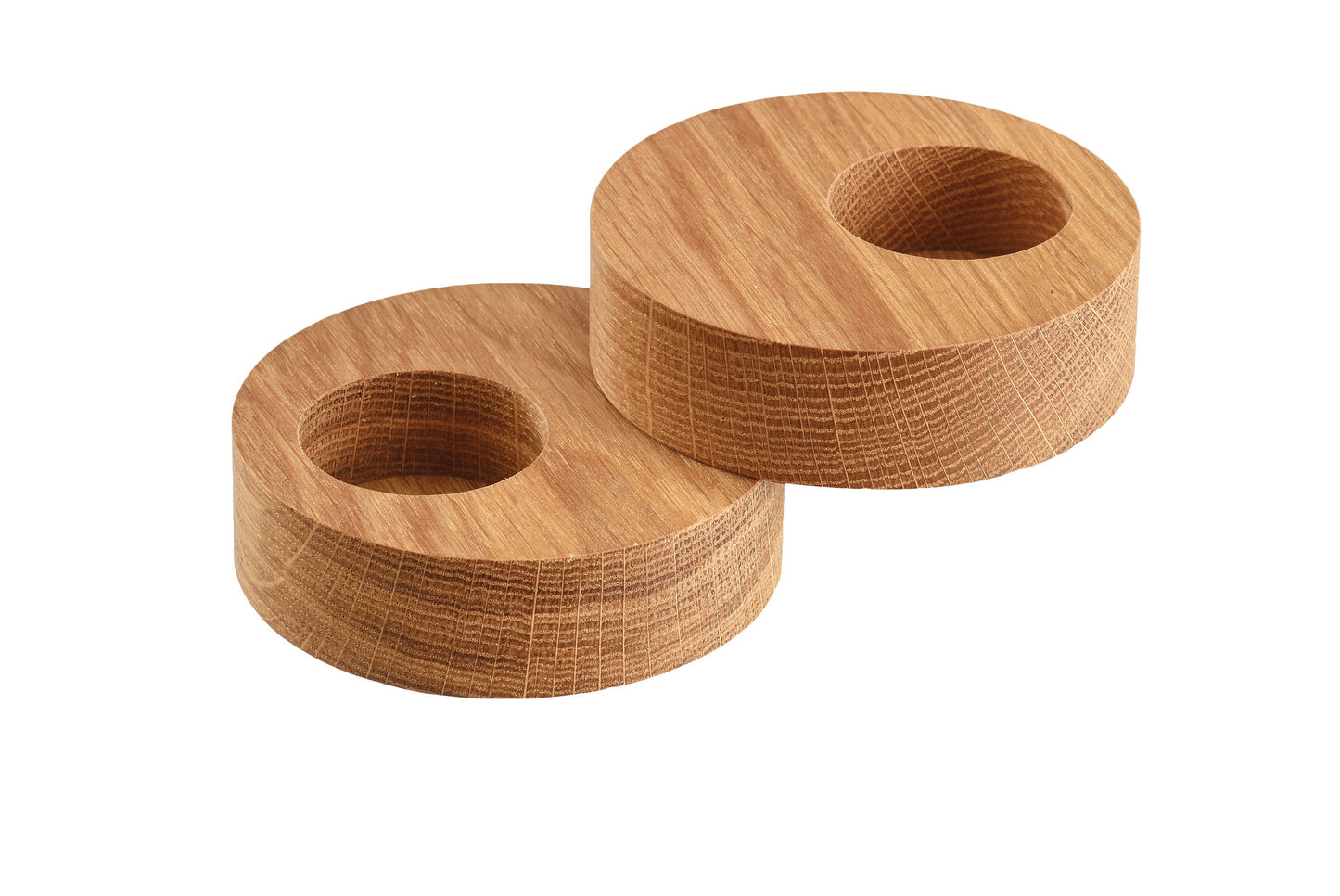2er Set Teelichthalter Circle Candle Holder Tealight - LindDNA