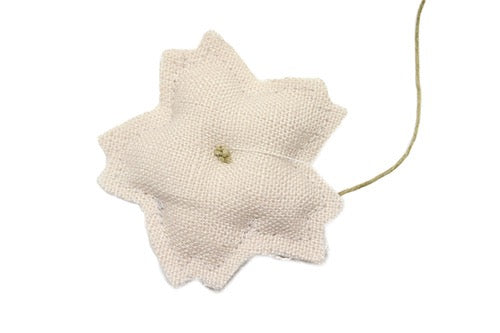 5er Set Textile Leinen Mini Deko Blumen rosé - Giardino Segreto