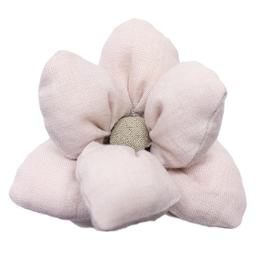 2er Set Textile Leinen Deko Blumen rosé - Giardino Segreto